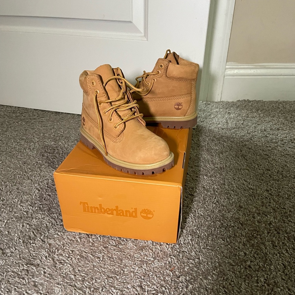 Toddler Boy Timberland Wheat Nubuck Size 12